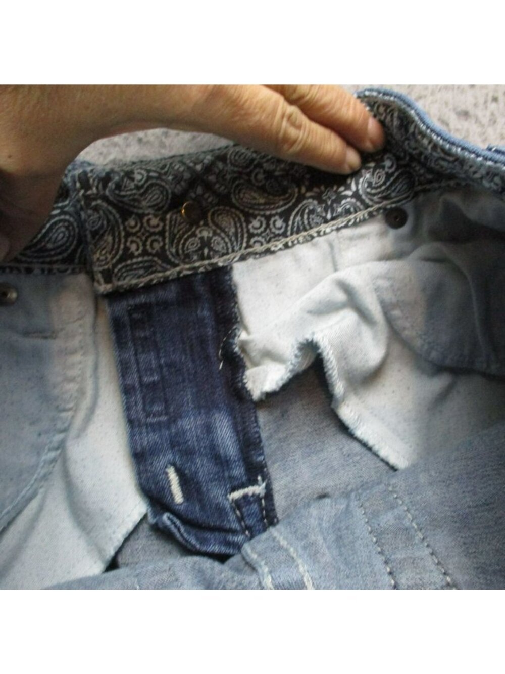 Ariat Jeans Womens 28 Tall Blue Stretch Denim Bootcut *Read* - Picture 11 of 15